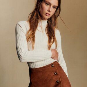 Sézane Charly Jumper in Ecru Size L